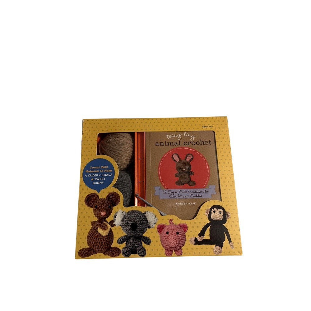 Teeny Tiny Animal Crochet Kit Kristen Rask Amigurumi DIY Craft Set Multi OS